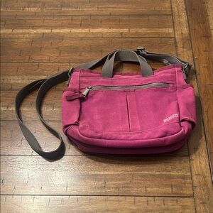 Duluth Trading Co Magenta Canvas Crossbody Bag